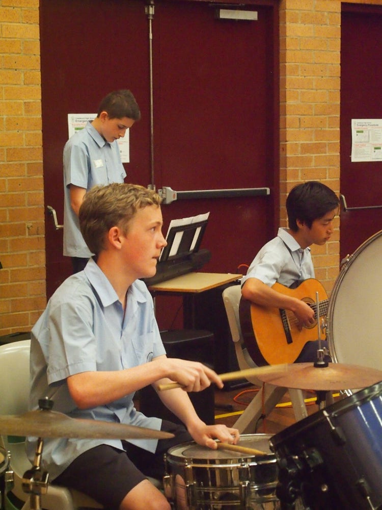 students band practice